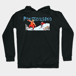 Skiing and snowboarding in Pontedilegno Hoodie